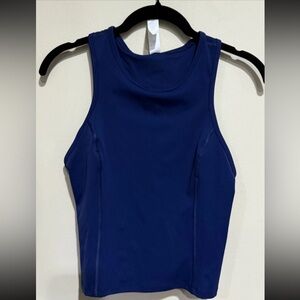 lululemon athletica sz 4 Navy Performance Racerback Tank